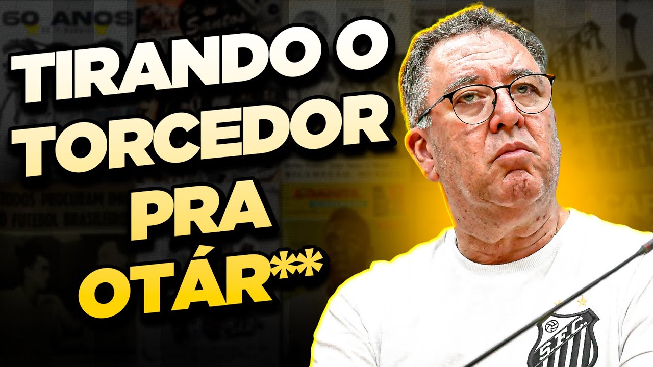 Presidente do Santos MENTE DESCARADAMENTE pro torcedor