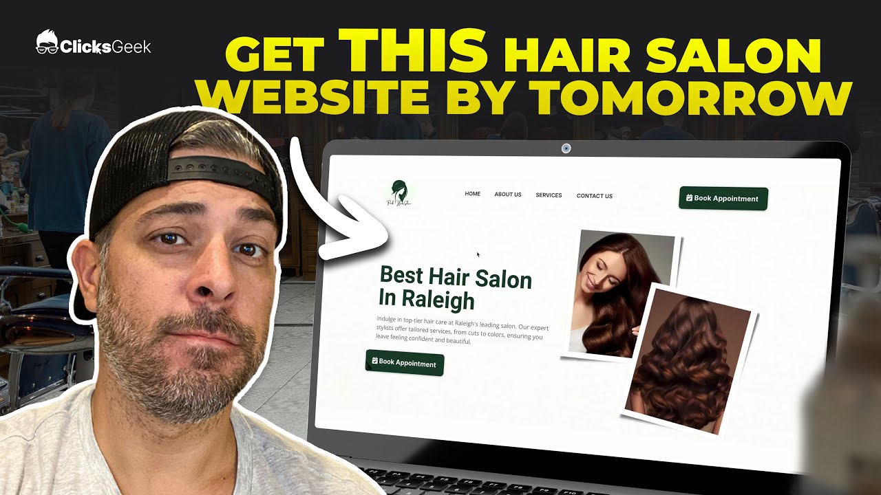 Hair Salon Websites | Salon Website Design | Website Design for Hair Salon
