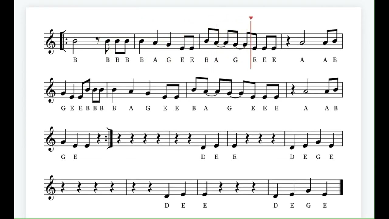 Old Town Road Recorder Play-Along