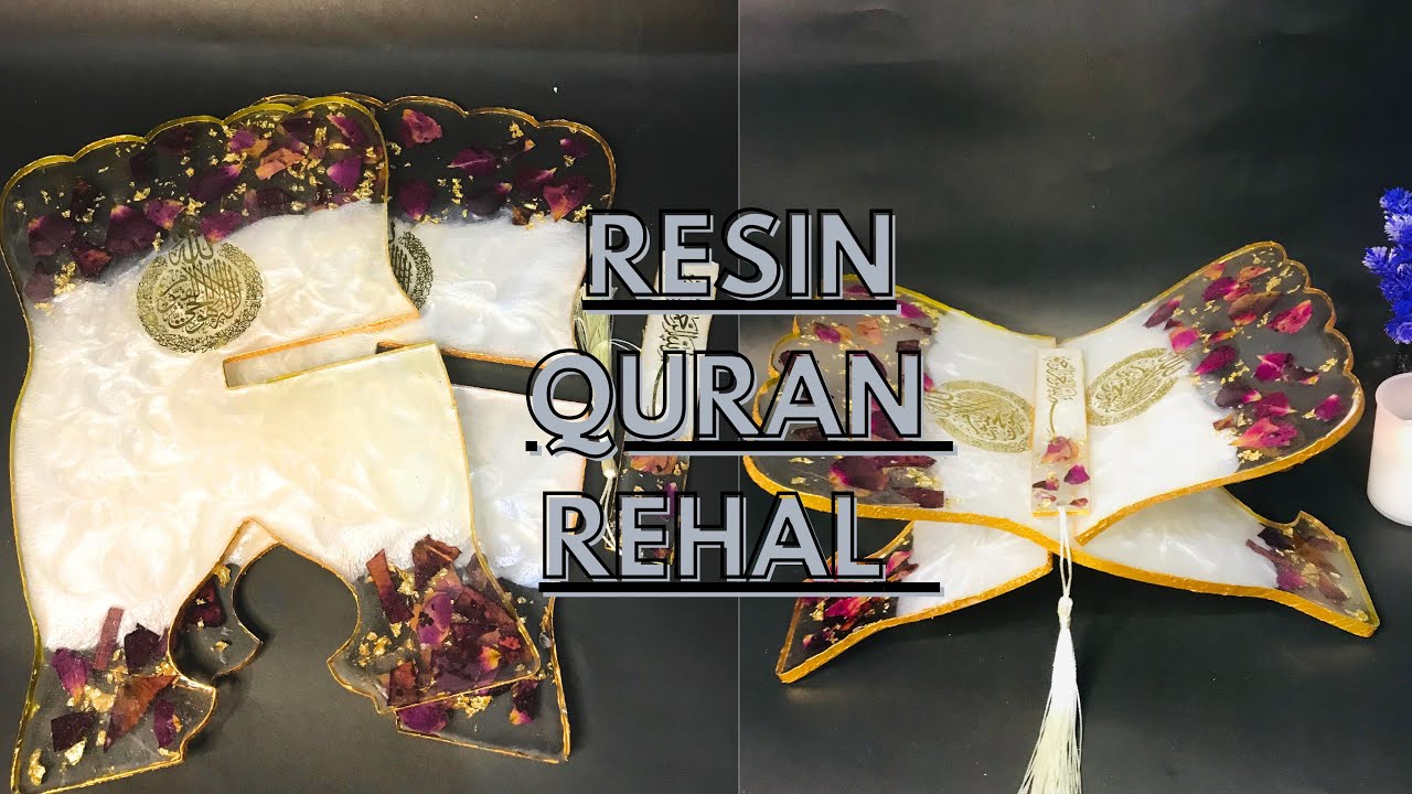 How to make Resin Quran Holder step by step #resinart #diy #beginners #youtube #youtubevideo