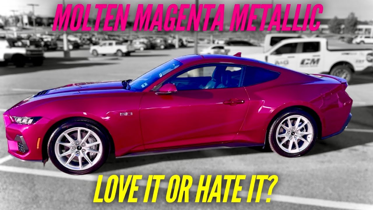 ALL NEW 2025 Ford Mustang GT ( MOLTEN MAGENTA METALLIC)