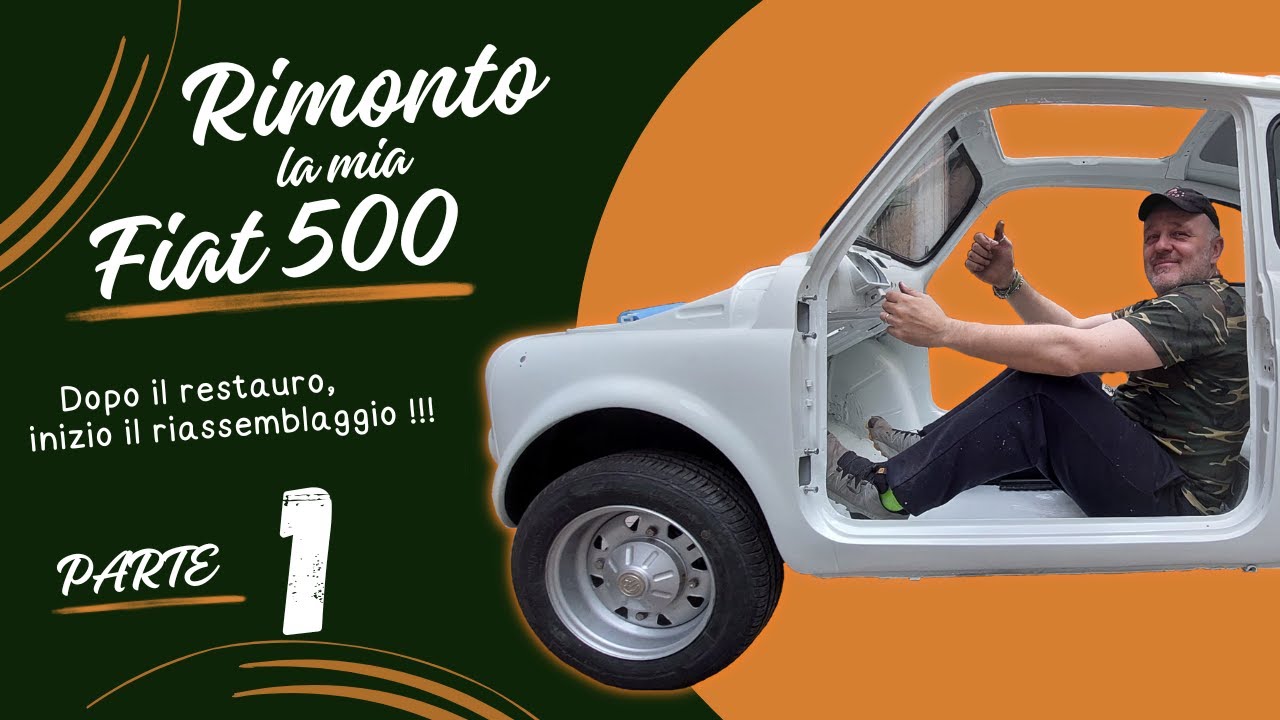 🎥 Rimonto la mia Fiat 500 – Parte 1(Balestra, ammortizzatori, sterzo, testine) #fiat500 #nemosgarage