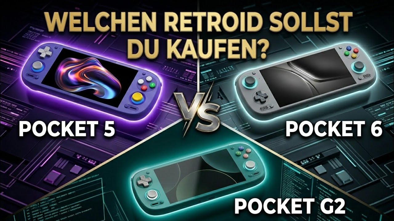 Retroid Pocket 6 vs Retroid Pocket G2 vs Retroid Pocket 5: Welcher lohnt sich WIRKLICH?