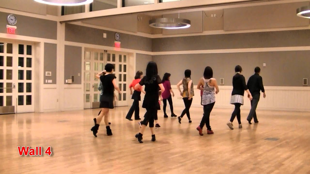 A Chinese Rumba line dance