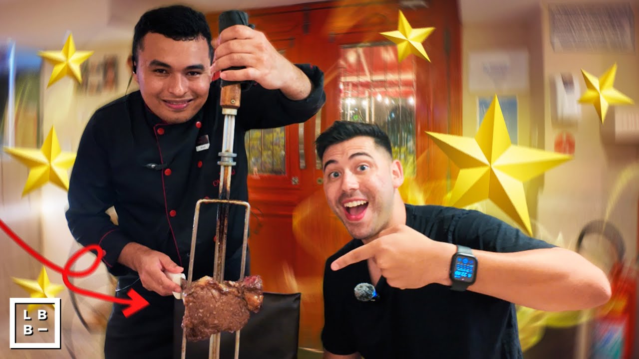 Probando el Buffet MEJOR VALORADO de RIO DE JANEIRO! | CARNE A LA ESPADA