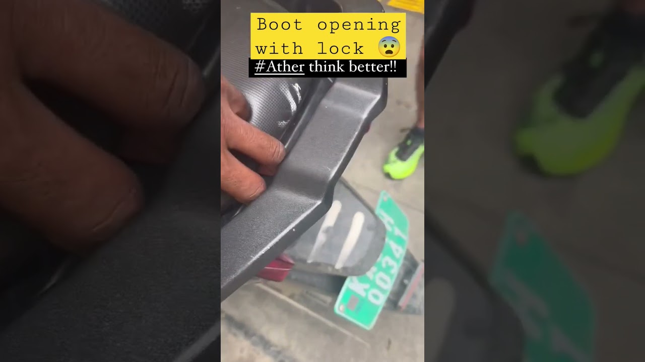 ather boot theft , boot space  opening with lock (video credit unknown)