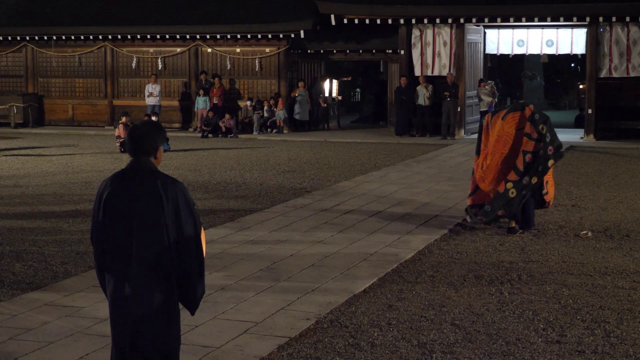2018.5.1 飛騨一宮水無神社 試楽祭 獅子舞 (2回目) 【4K】