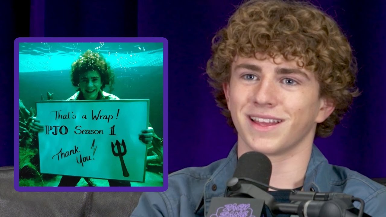 Walker Scobell on Filming Underwater Scenes For Percy Jackson