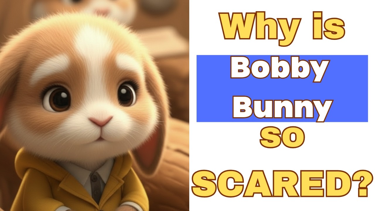 Bobby Bunny scared to ask for help? | What can he do? | Kids Song About Asking for Help.