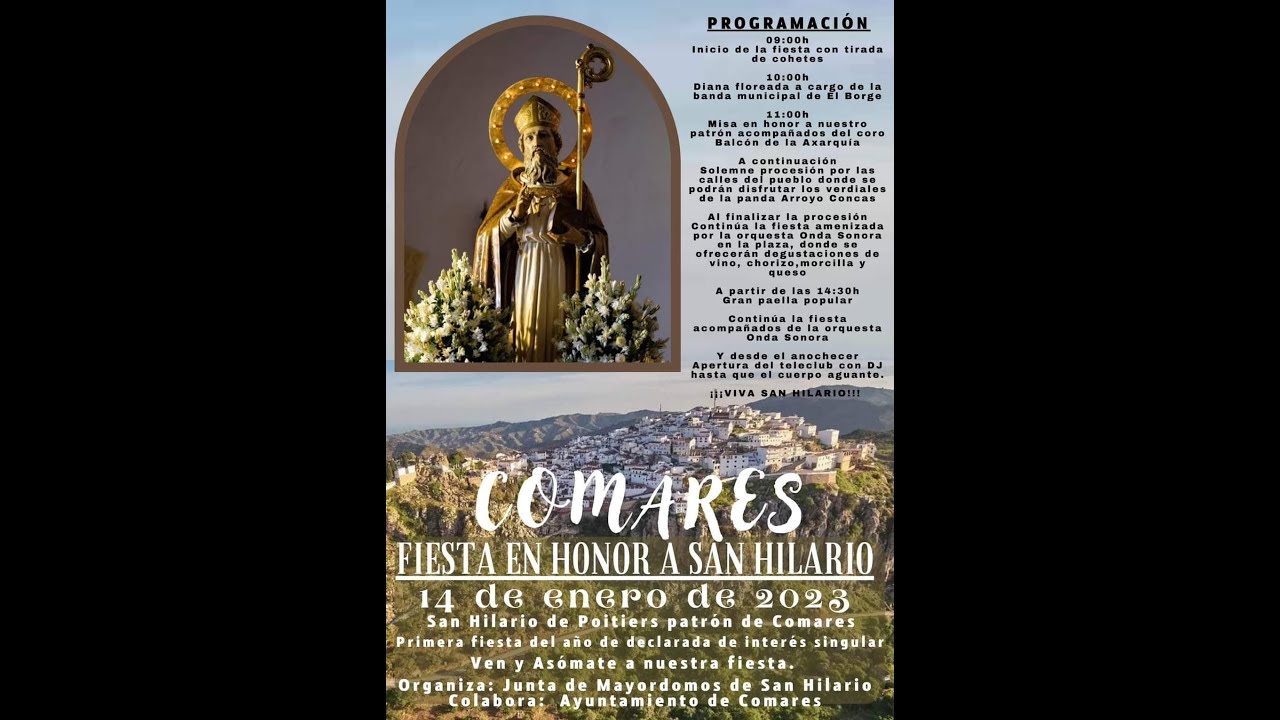 COMARES, Procesion San Hilario 2023.