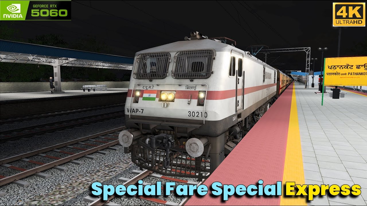 09027/Bandra Terminus  SF Special Fare Special | INDIAN TRAIN SIMUATOR | RAILWORKS