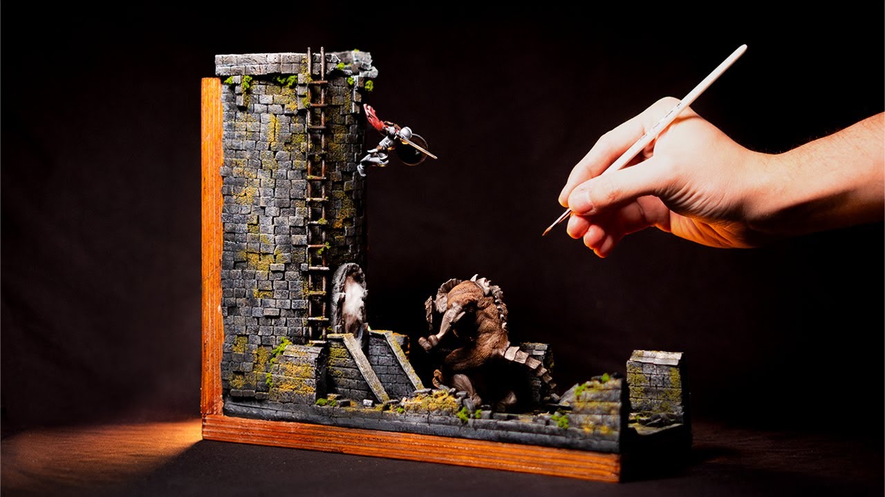 I Made a Dark Souls 1 Bookend Diorama | Taurus Demon