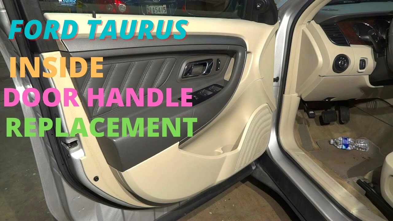 How to remove a Door Handle on a Ford Taurus ( Door panel Removal )