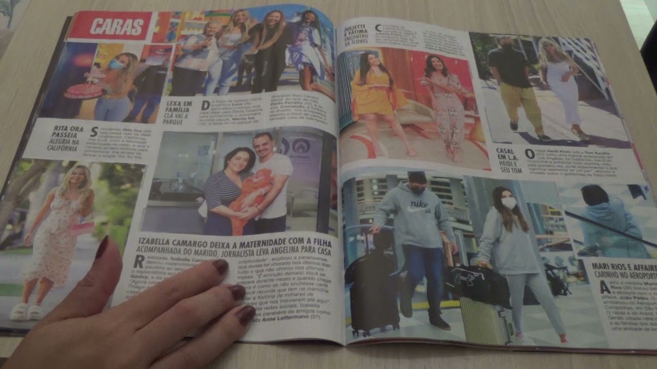 ASMR: folheando a revista de fofoca mais famosa do Brasil