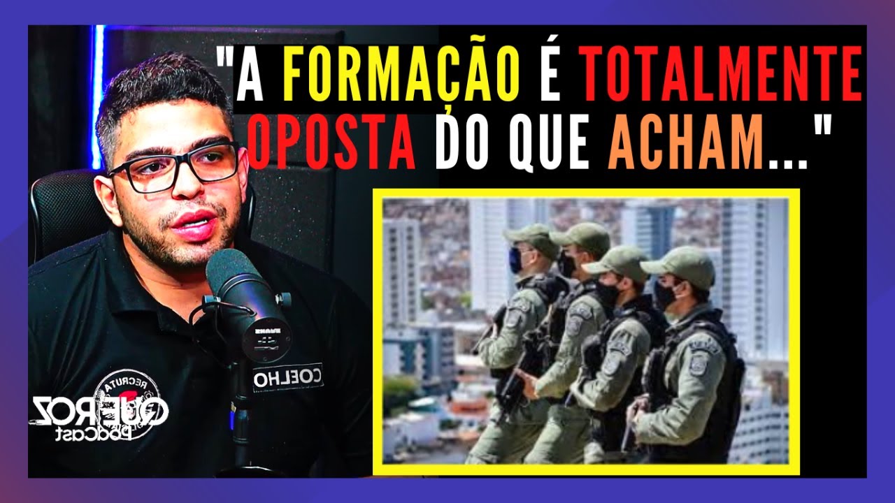 FORMAÇÃO PMPE É MUITO RALADA? SD ANDRÉ COELHO | QUEIROZ PODCAST POR ANDREMISSIO QUEIROZ