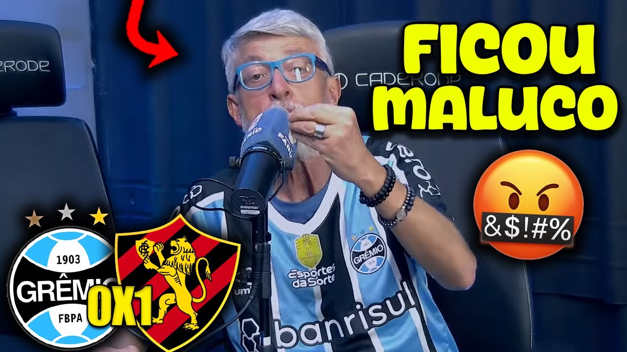 REAÇÕES do FARID no APITO FINAL DE GRÊMIO 0X1 SPORT -DERROTA PRO LANTERNA - BRASILEIRÃO 2025 - REACT