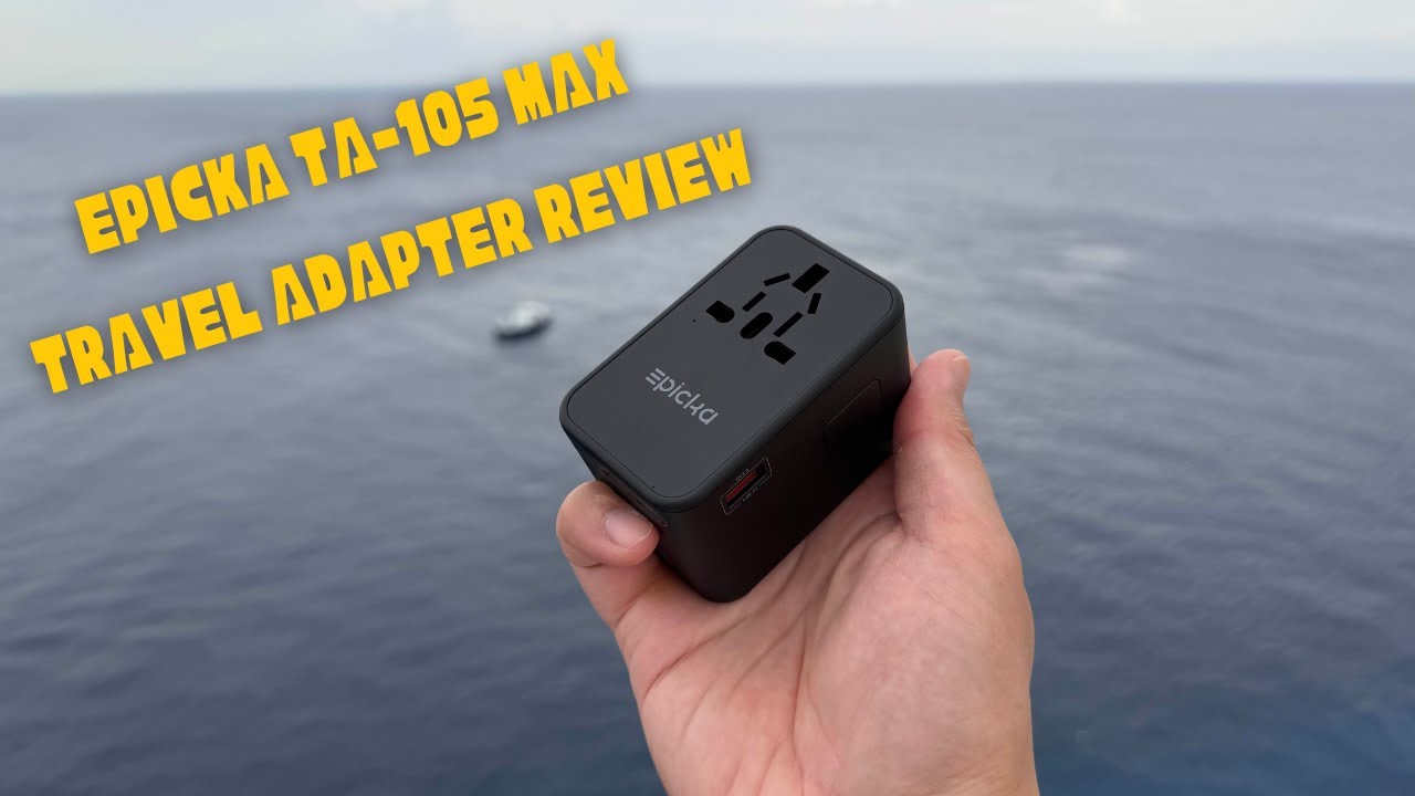 Epicka Travel Adapter TA105 Max Review Royal Caribbean Cruise Charger #tech