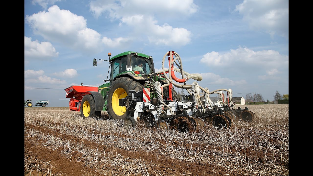 John Deere 6910 & Stripcat - strip-till 2012