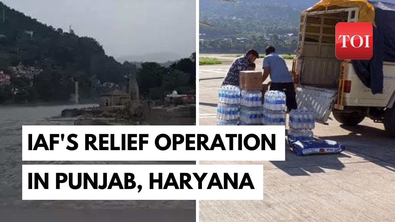Flood Disaster Relief: IAF's 48-Hour Operation Saves Lives in Punjab & Himachal