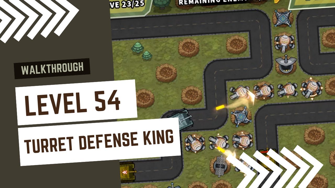 Turret Defense King - Level 54 - Gameplay Walkthrough