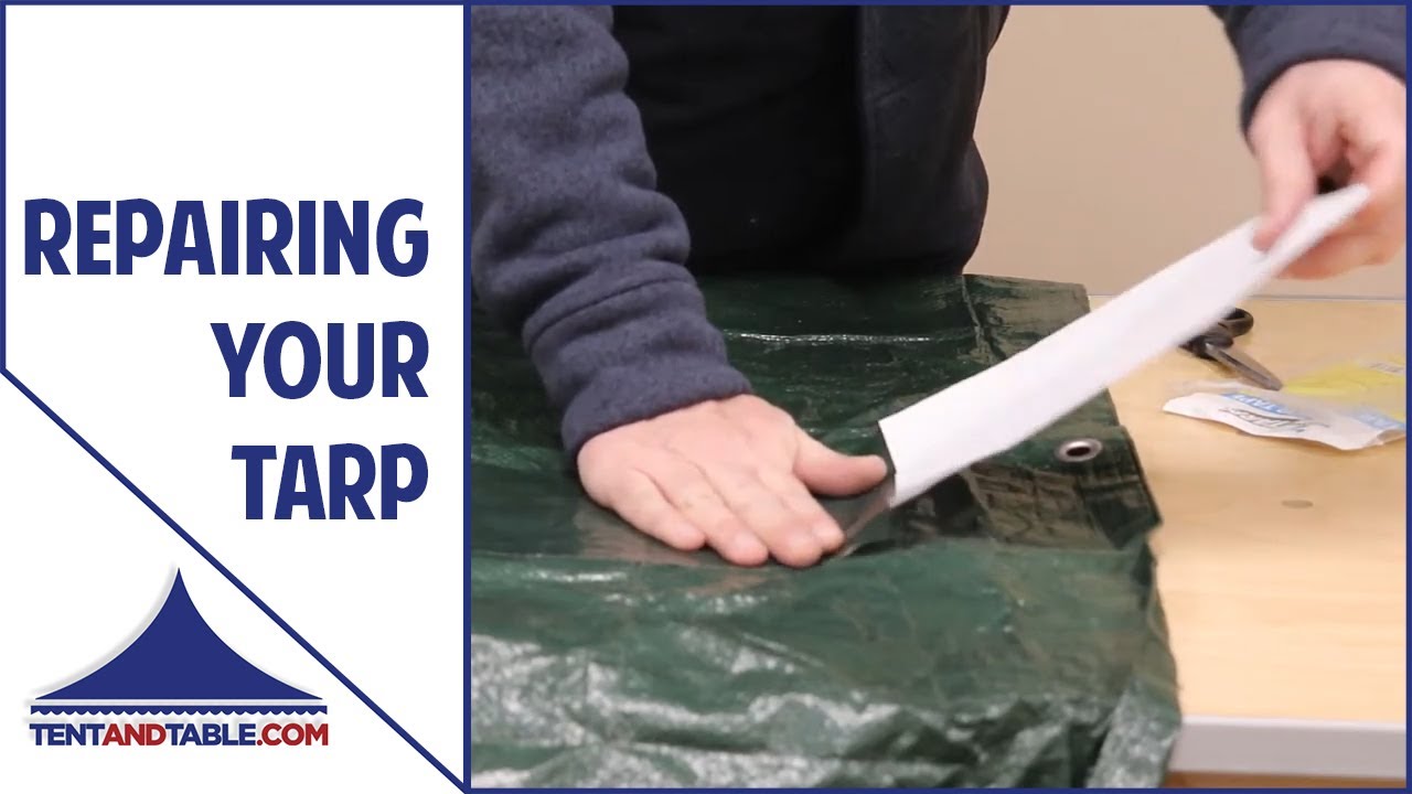 How to Repair a Torn Tarp | How to Use Tarp Repair Tape