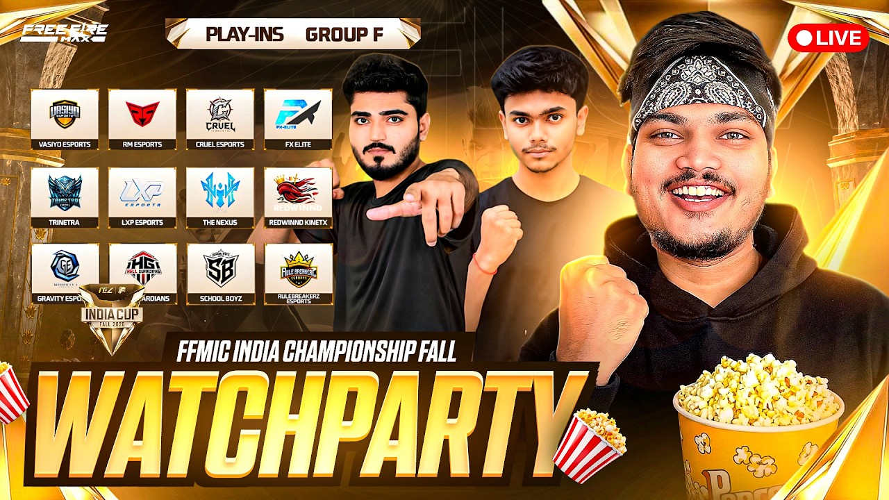 LIVE🔴 TEZ FFMIC 2026 Fall | Play-Ins Day 6 | Group F