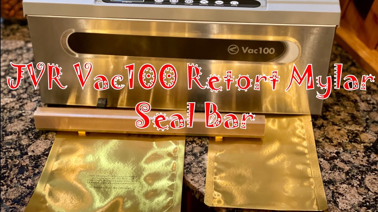 Retort Mylar Seal Bar for JVR Industries Vac100 Chamber Vacuum Sealer