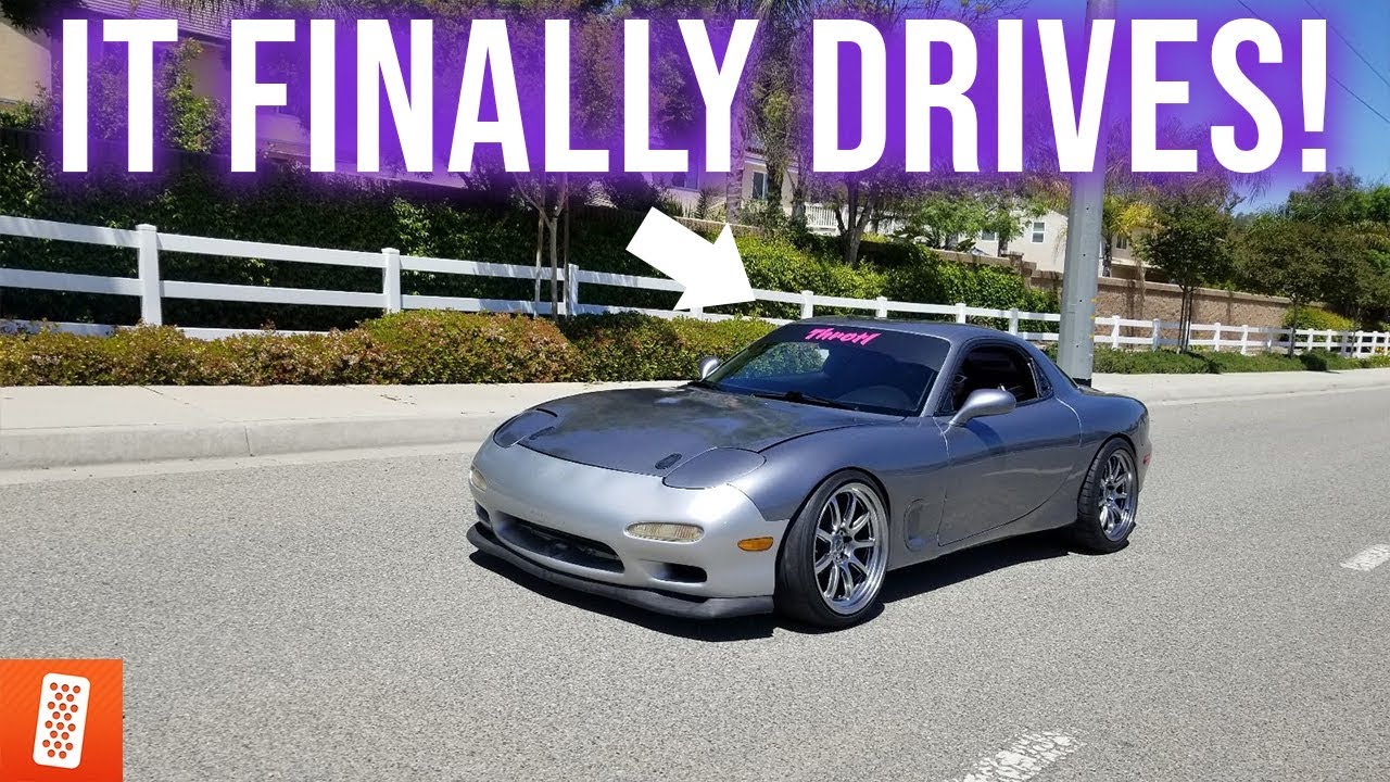 DRIVING THE FD RX-7 FOR THE FIRST TIME!!!!!!!