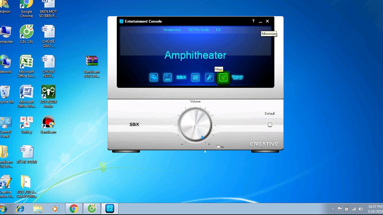 chinh sound blaster 5.1 hay