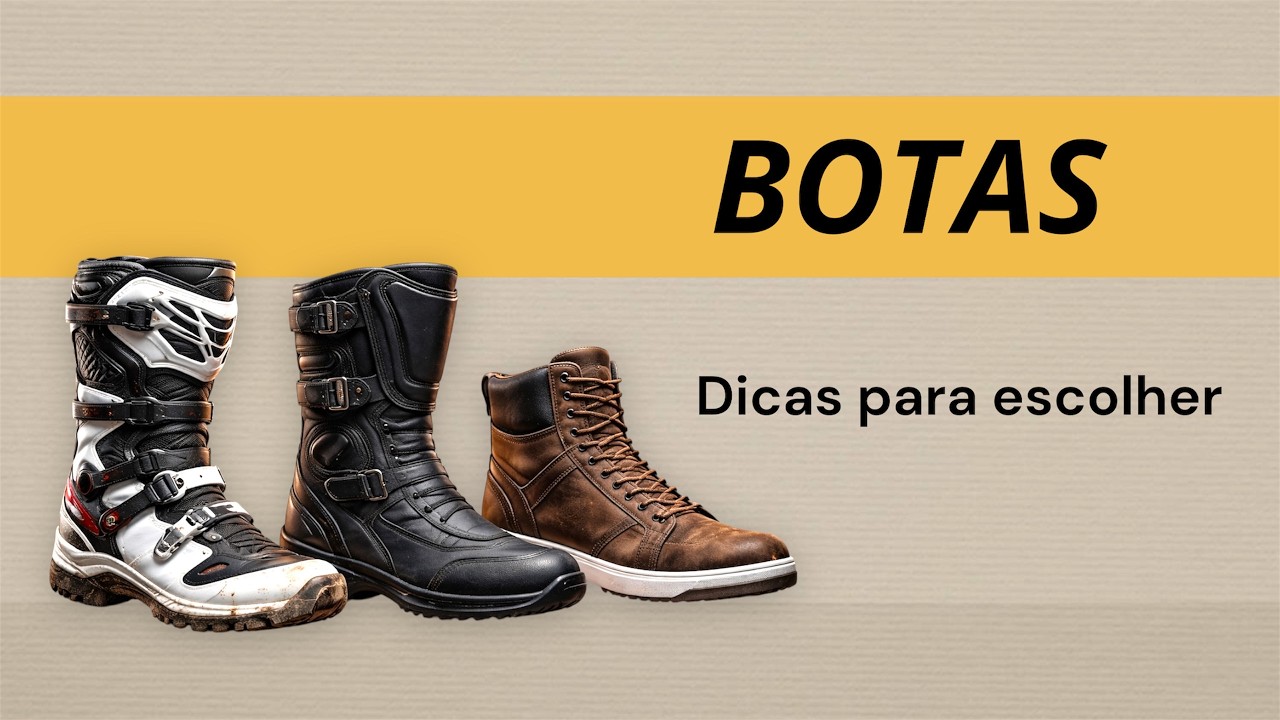 Como escolher botas de motociclismo (o que deves ter em conta)