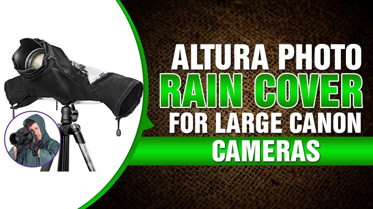 Altura Photo Professional Rain Cover for Large Canon Nikon DSLR Cameras