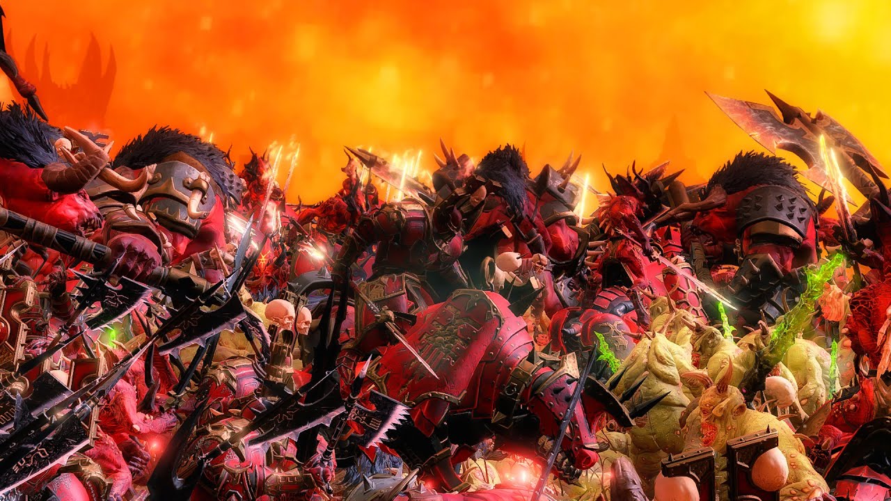 KHORNE Vs NURGLE 💥 WARHAMMER BATTLE