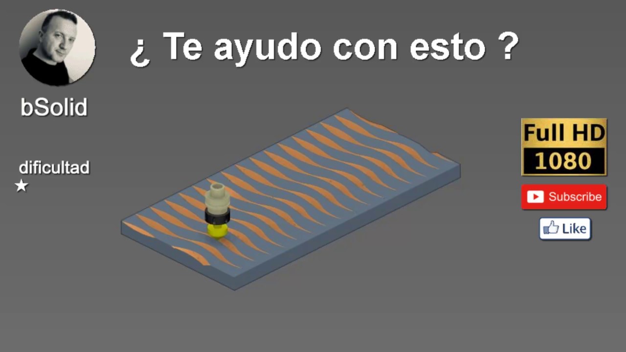 bSolid 028 (5ax) Como realizar olas en bSolid