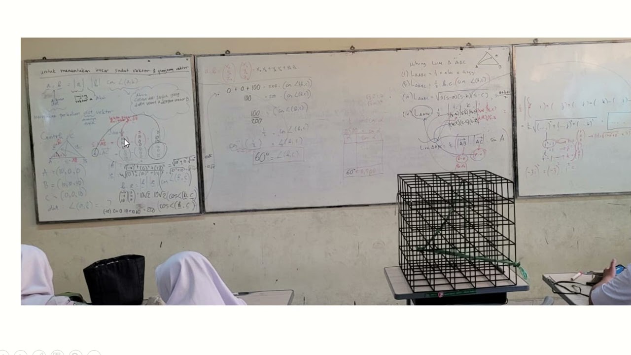 MENENTUKAN LUAS SEGITIGA DI RUANG TIGA DIMENSI