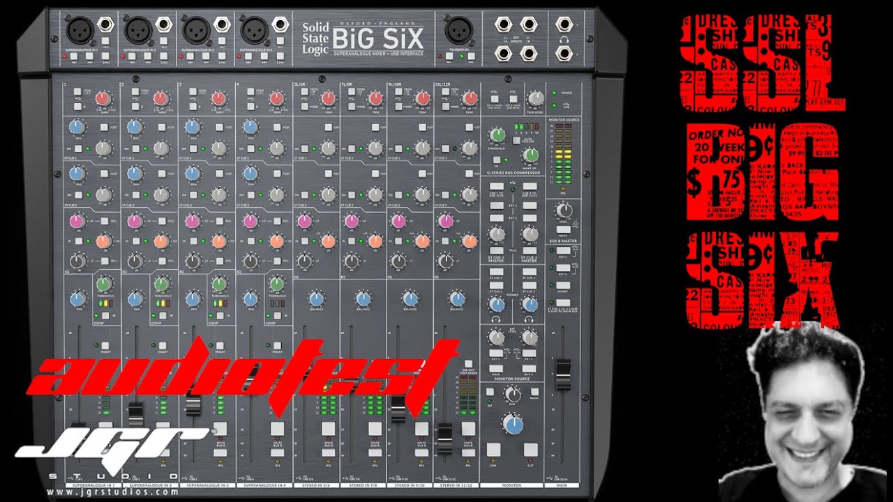 SSL BIG SIX il Mixer analogico con qualche cosa in più. Recensione e tutorial ITA