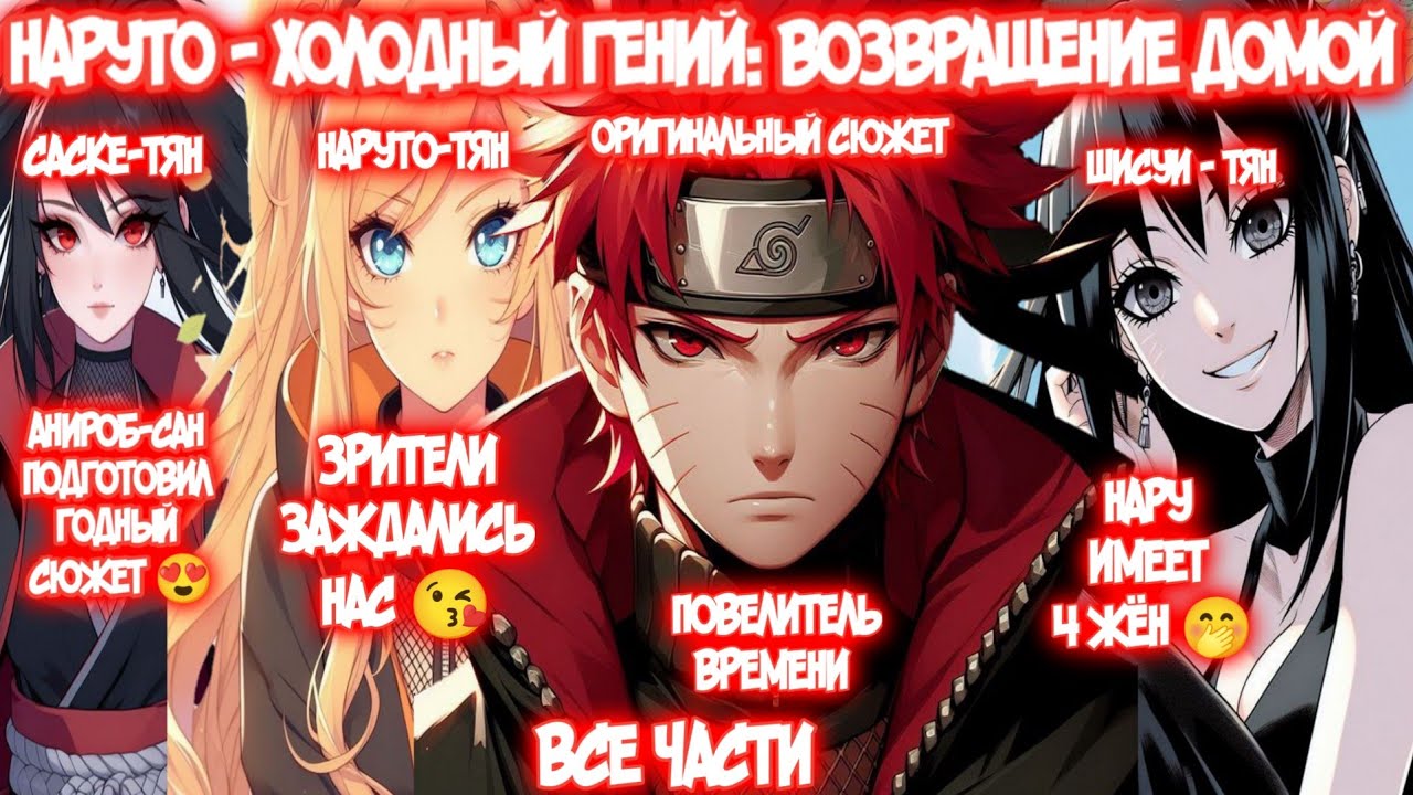НАРУТО - ХОЛОДНЫЙ ГЕНИЙ: ВОЗВРАЩЕНИЕ ДОМОЙ Все части Наруто Альтернативный Сюжет Оригинальный Сюжет