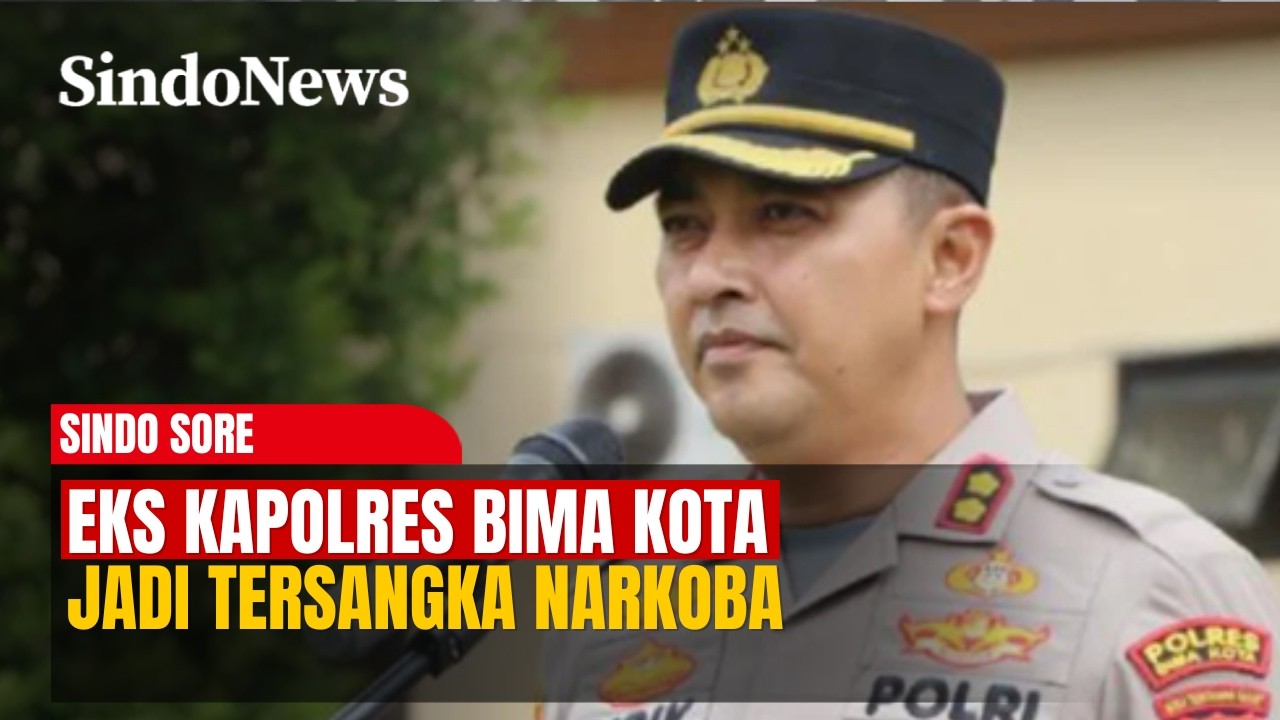 Eks Kapolres Bima Kota Jadi Tersangka Narkoba Dijerat Pasal Berlapis | Sindo Sore | 16/02