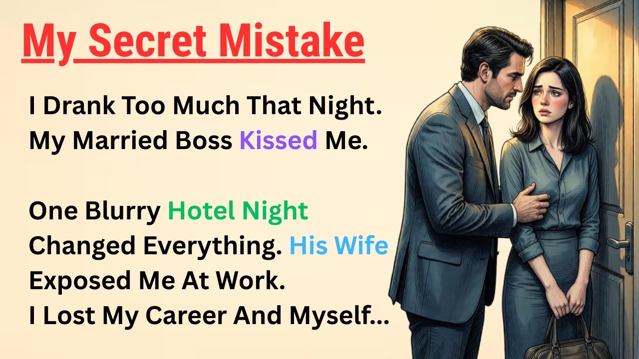 ⭐ Learn English With Stories 🥺 My Secret Mistake | Level 3 English Listening & Speaking Practice