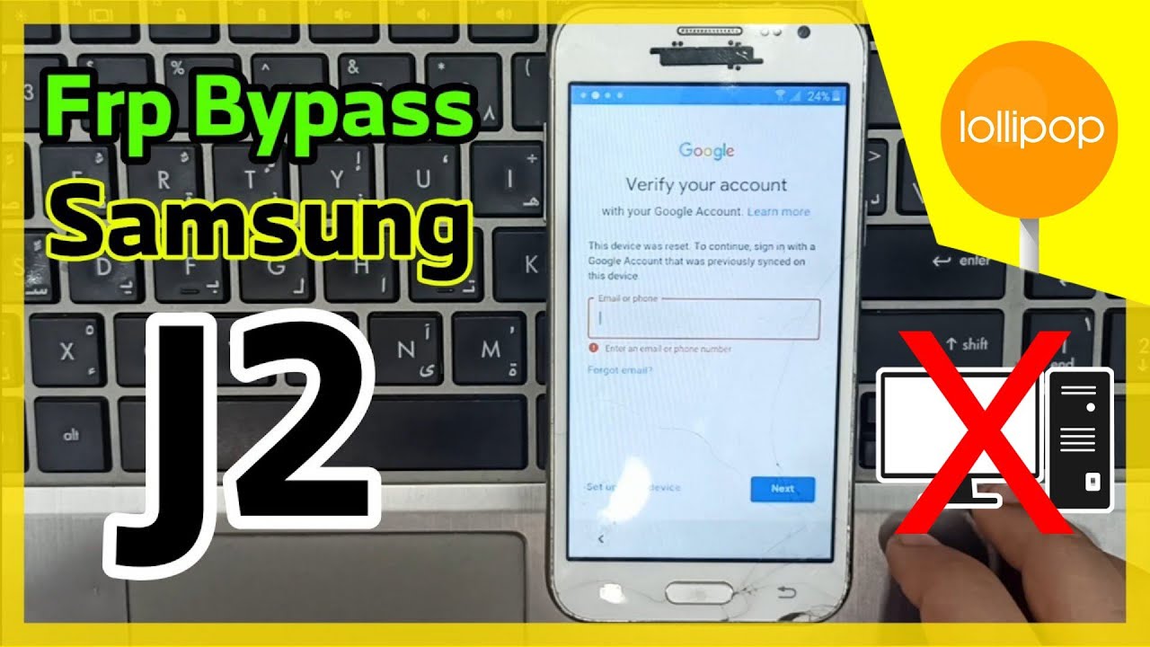 Frp Bypass Samsung J2 / Bypass Google Account SM-J200H Without PC