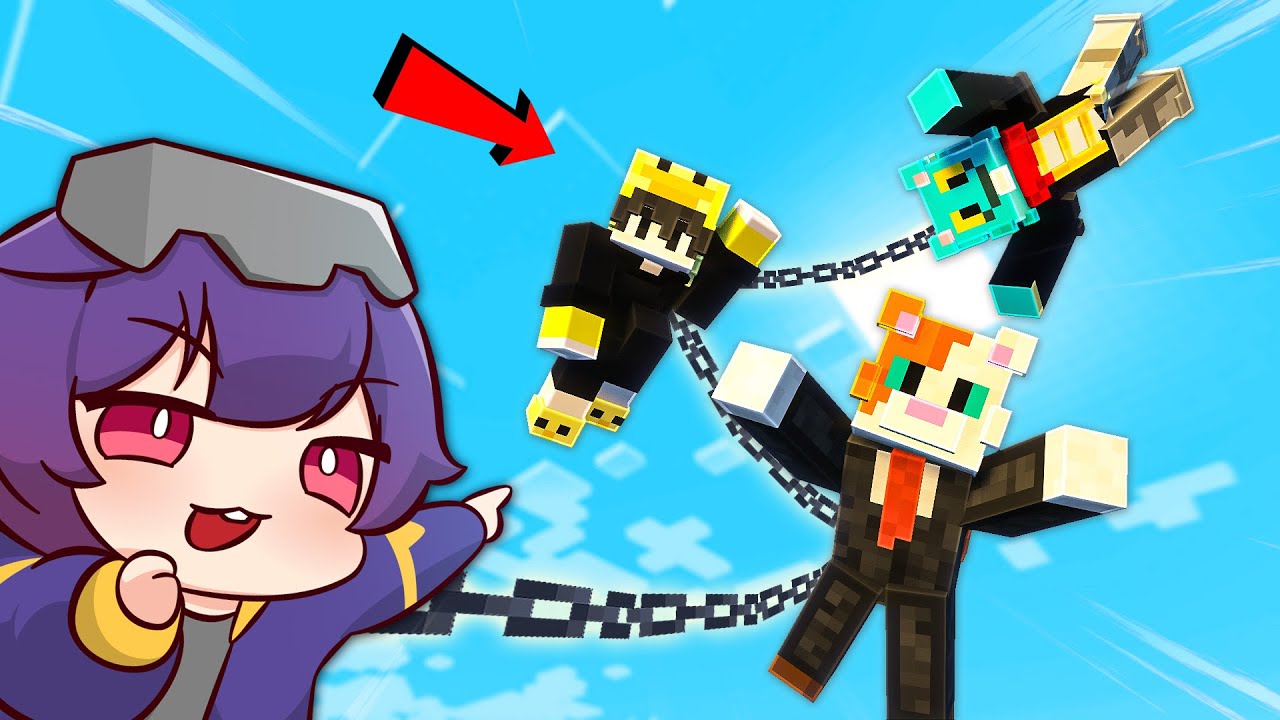 1 Speedruner v&agrave; 3 Noob X&Iacute;CH V&Agrave;O NHAU trong Minecraft