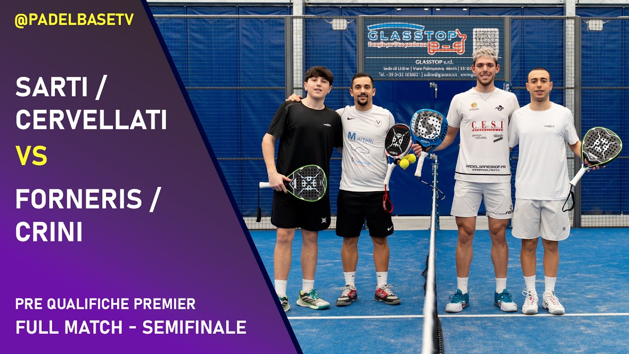 SEMIFINALE - OPEN 5000€ - PRE QUALIFICHE PREMIER - Cervellati / Sarti VS Crini Forneris
