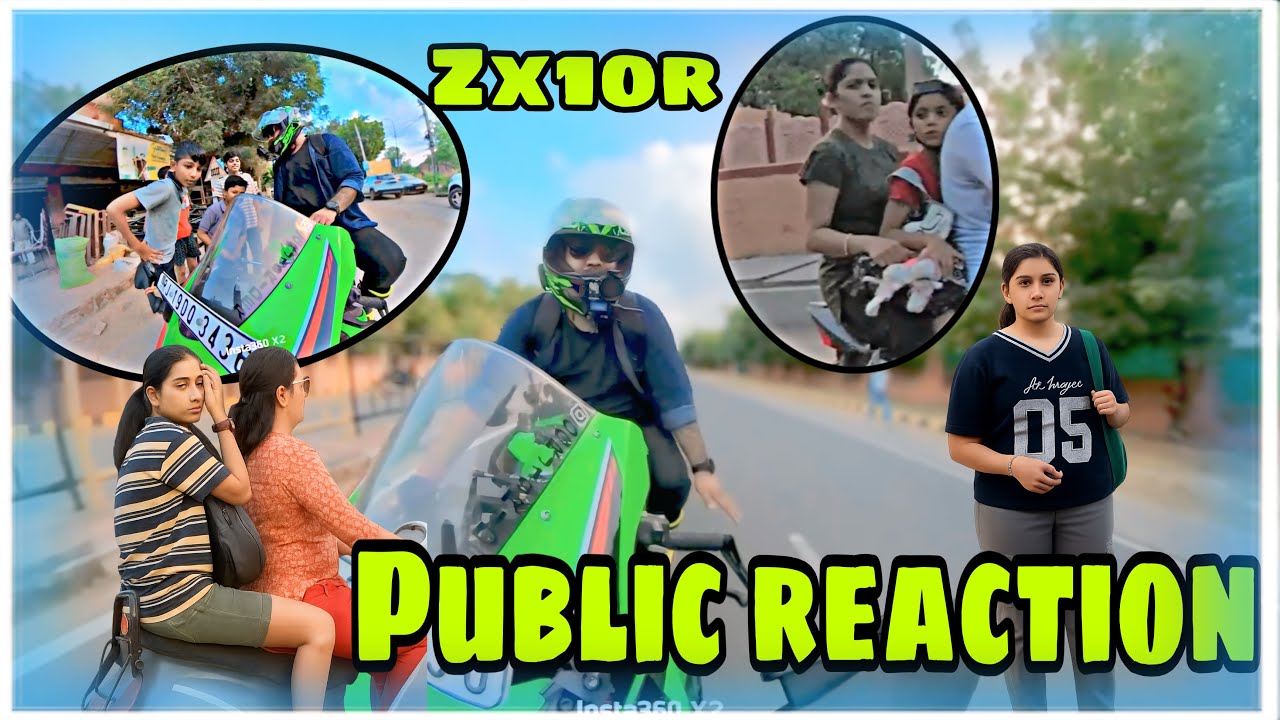 Loudest Zx10r In jodhpur Market ||Crazy Public Reaction