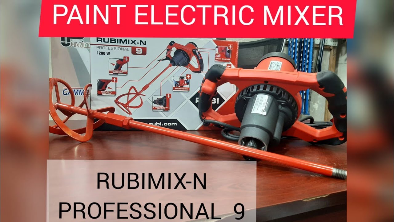 Rubi Electric Mixer '25942' Rubimix 9. Power 1200-W Extra Protection Handel.