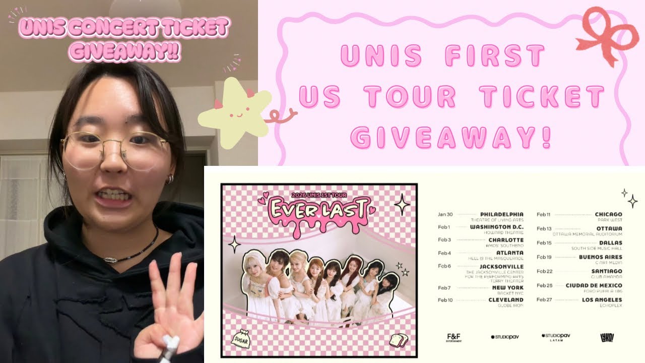 ‼️GIVEAWAY‼️UNIS FIRST US TOUR EVERLAST GA TICKET GIVEAWAY INFO