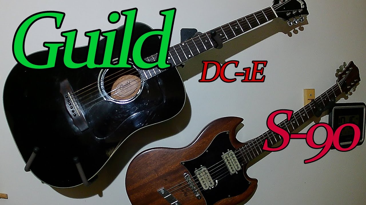 GUILD guitars, S-90 and DC-E1 True American