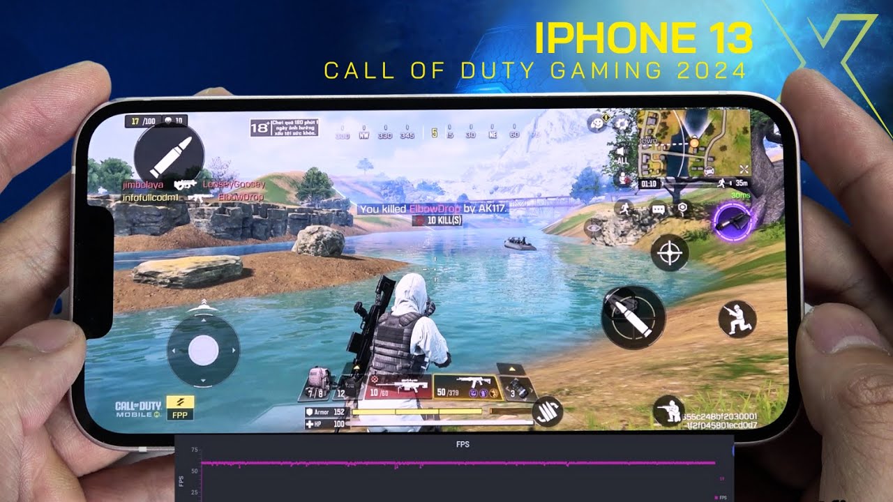 iPhone 13 Call of Duty Mobile Gaming test 2024 CODM | Apple A15
