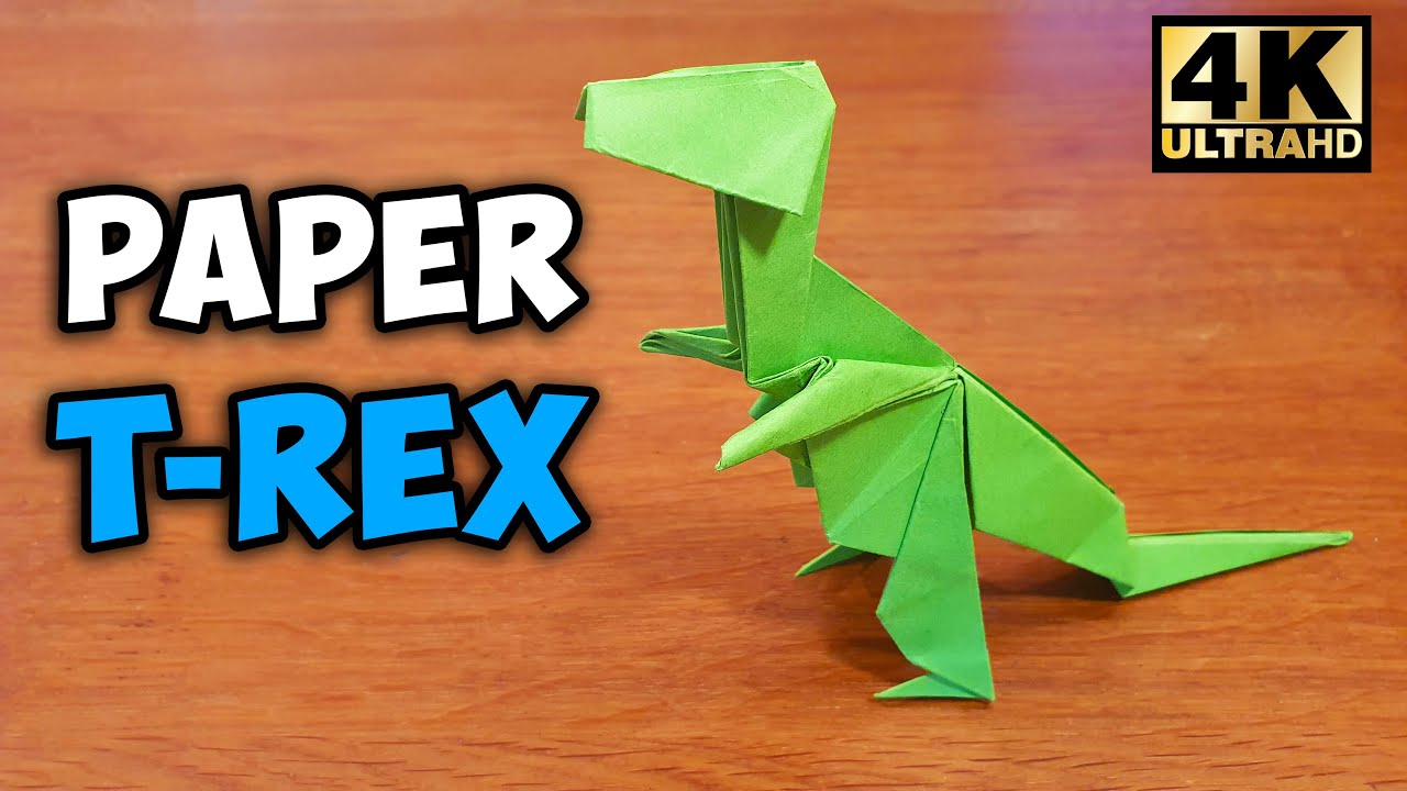 How To Make an Origami T-Rex