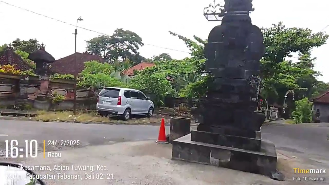 Desa Gulingan Mengwi Badung - Koripan Kaja Abian Tuwung Kediri Tabanan, motovlog perjalanan sore.