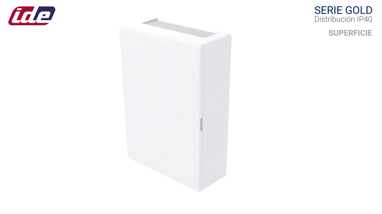 Cajas de distribución IP40, serie GOLD