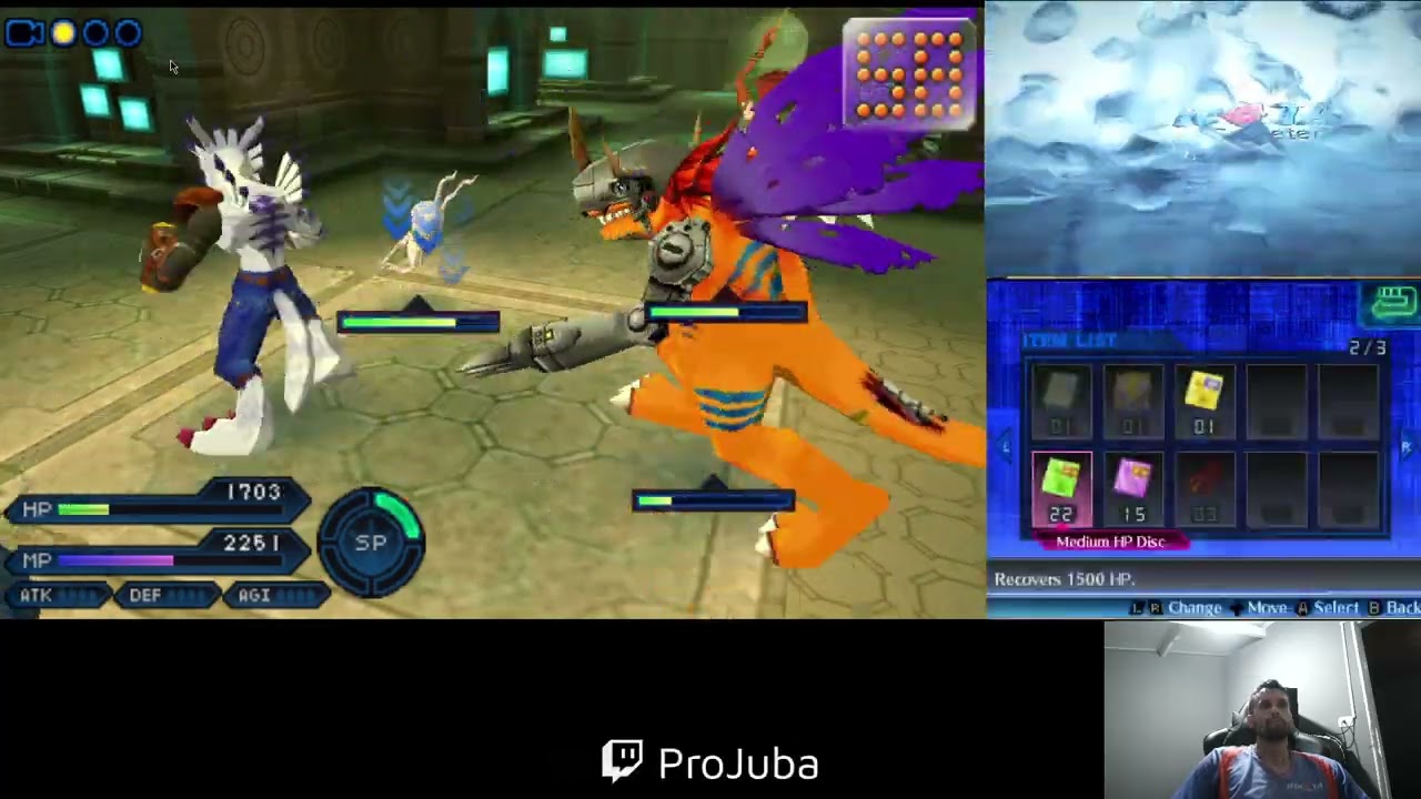 Vídeo  10 - Jogando Digimon World Re:Digitize N3DS